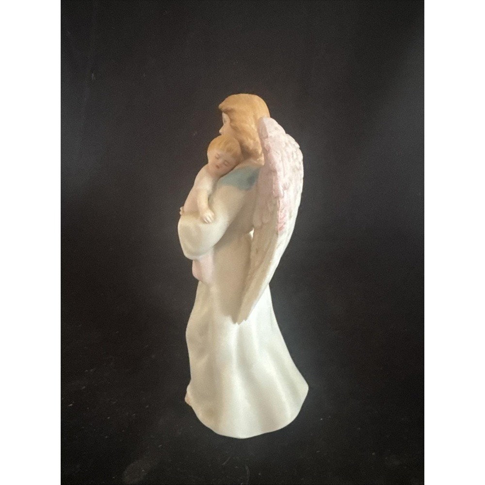Home Interiors Homco Porcelain Figure Guardian Angel #1434 - Picture 4 of 5